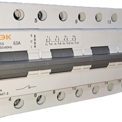 63A AC 4P 3-PHASE CHANGE OVER SWITCH