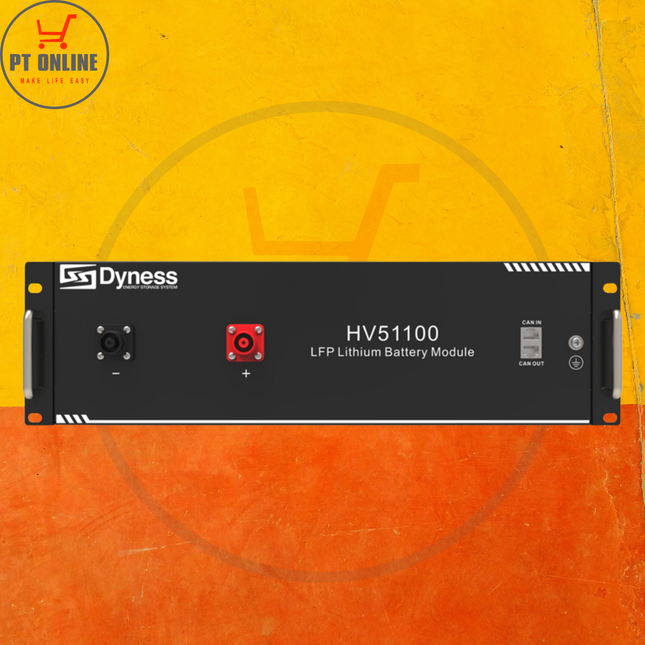 Dyness 5.12kWh High Voltage Lithium Battery 51.2V - 100Ah HV51100