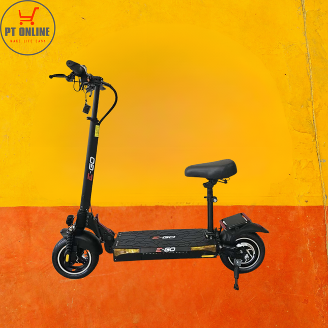 E-GO Black Impala Off Road Electric Scooter