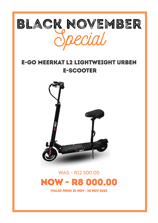 E-GO Meerkat Lightweight Urban Electric Scooter