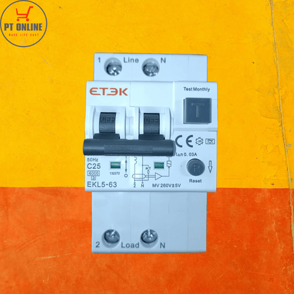 25A AC 2P EARTH LEAKAGE