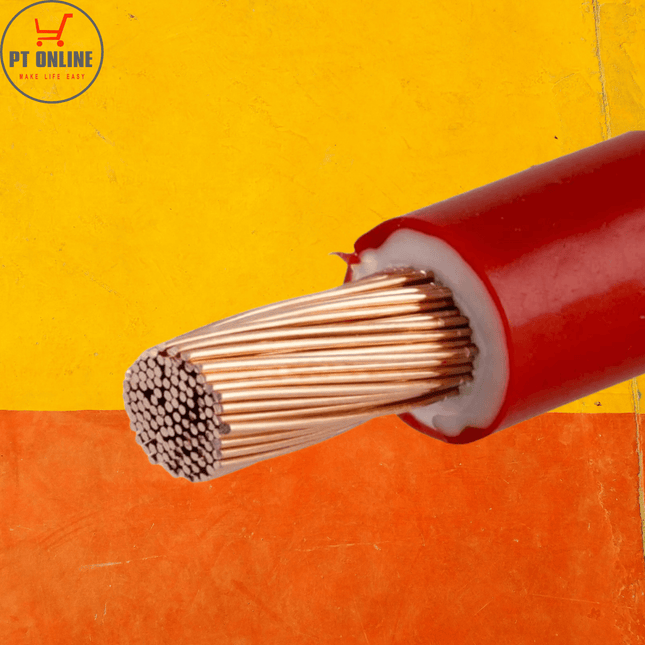 35MM BATTERY CABLE - RED (PER METER)