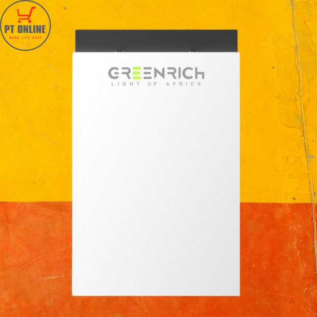 Greenrich 5kWh Lithium Battery 51.2V - 100ah WM5000 Wall Mount