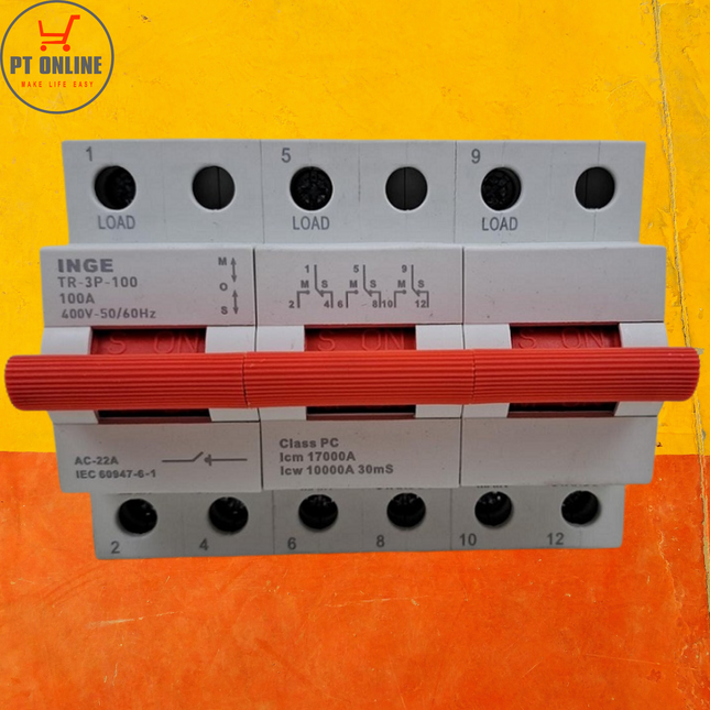 100A AC 3P CHANGE OVER
