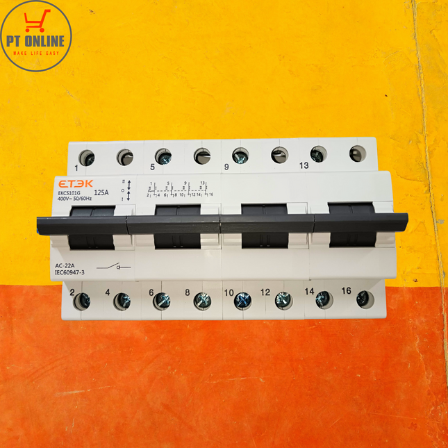 125A AC 4P CHANGE OVER SWITCH