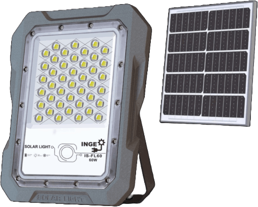 LED Solar Light 60W 620lm Cool White Motion Sensor 6Ah Battery 12W Solar Panel