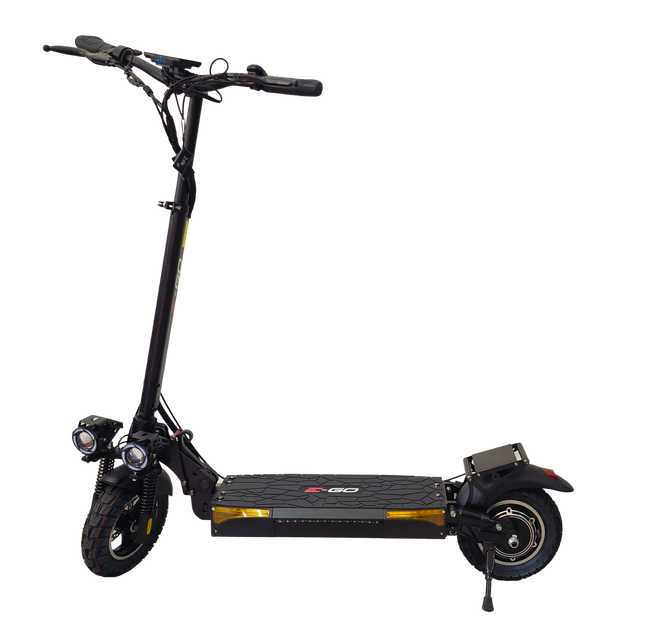 E-GO Black Impala Off Road Electric Scooter