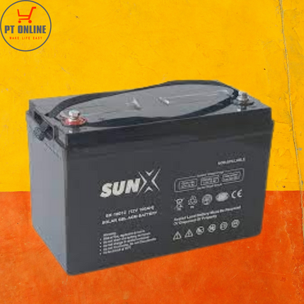 SunX 12V Gel Battery 100AH